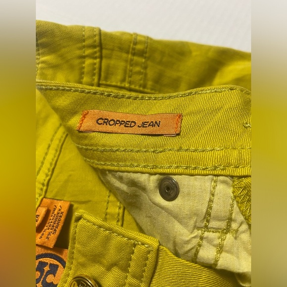 Tory Burch Women's Lime Straight Leg Jeans - Picture 14 of 16